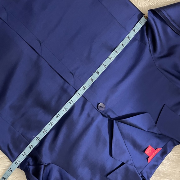 Sunny Leigh Blue Silk Blouse - Picture 9 of 13